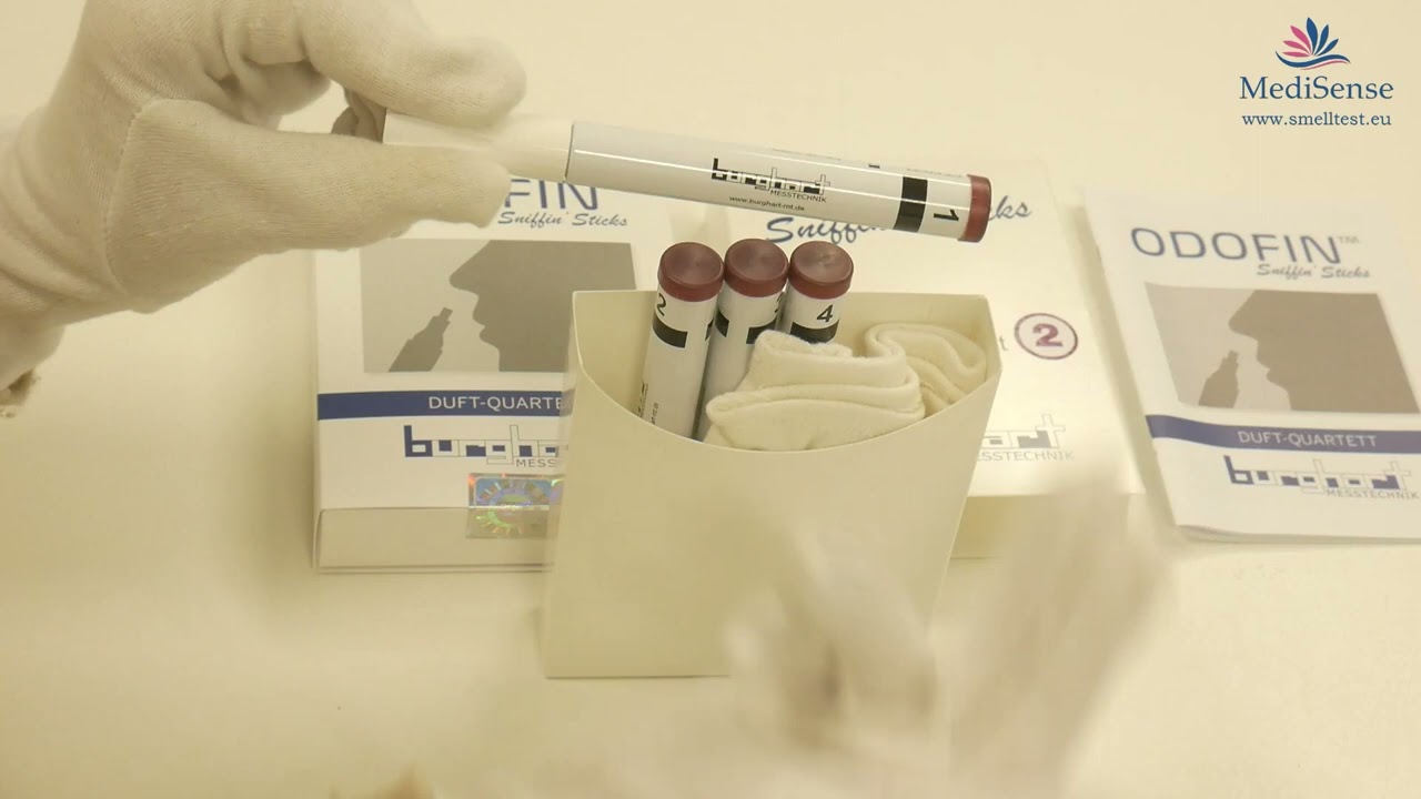 Riechtraining mit Duftstiften | ODOFIN Sniffin' Sticks Duft Quartett | Produktvideo