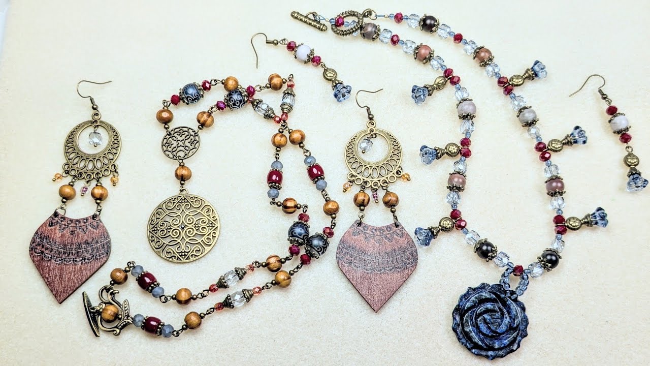 2 Necklaces w/ Sweater Weather Bargain Bead Box & Companion Bundle (Jenny's №9 Sep Chain Challenge)