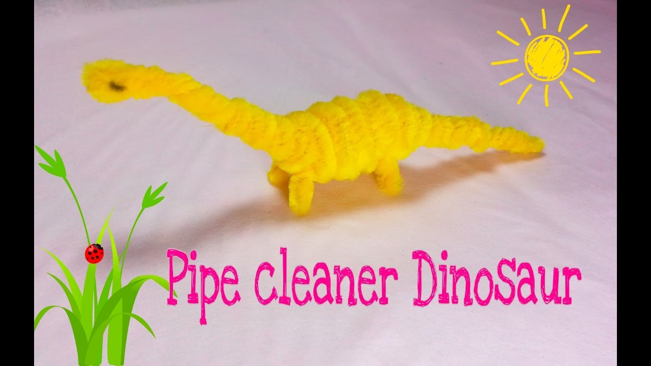 Pipe Cleaner Crafts - Dinosaur Apatosaurus