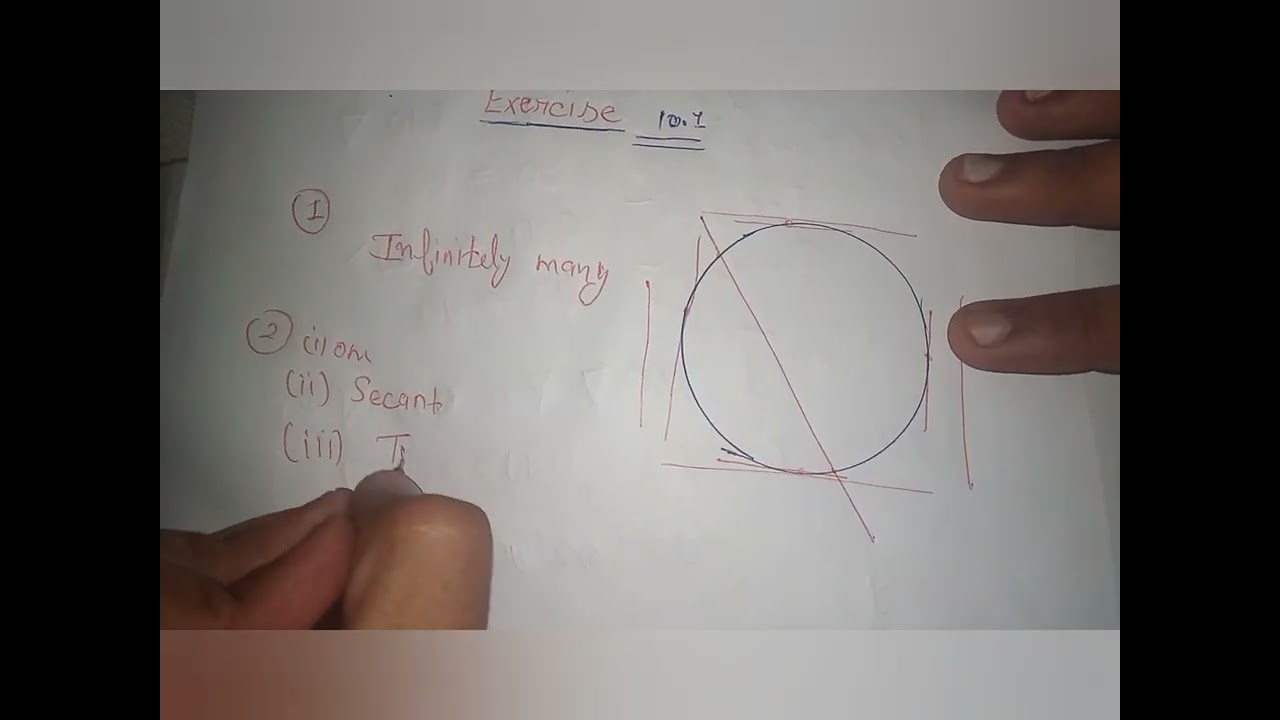 Class 10 math || chapter 10 || exercise 10.1 || Q 1 and 4 || new NCERT book ||