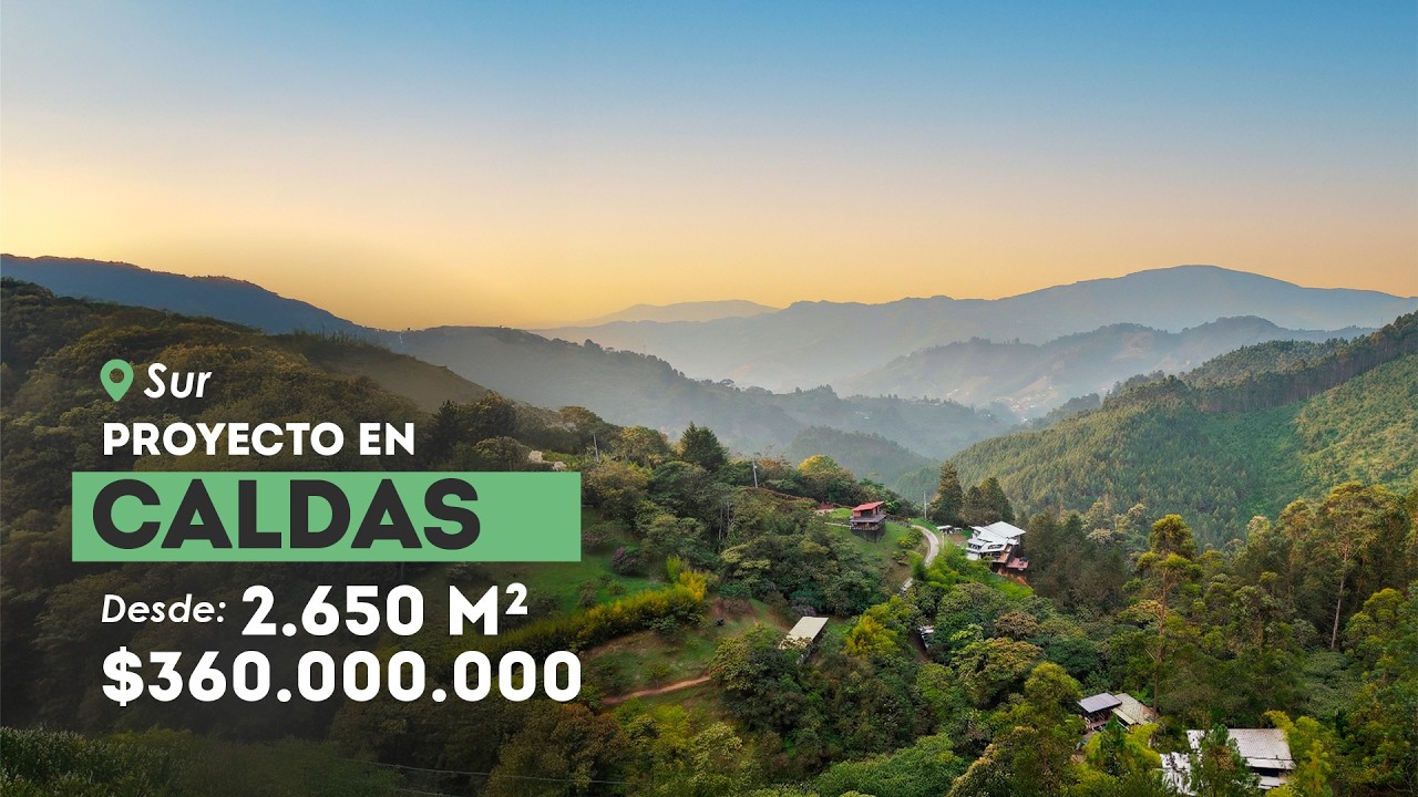 🌳🏡Proyecto Campestre en  Caldas Antioquia📍