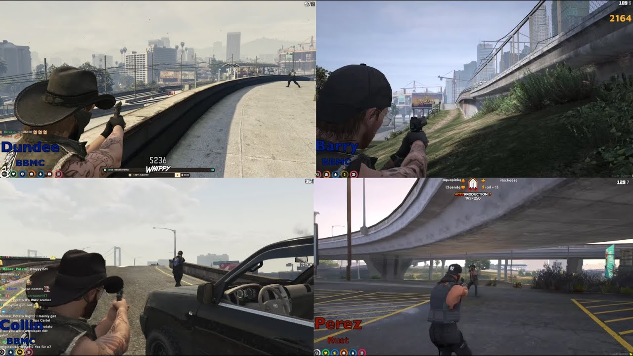 Rust VS BBMC 1st spray scuffle | Multi-Pov | NoPixel 3.0 GTA RP