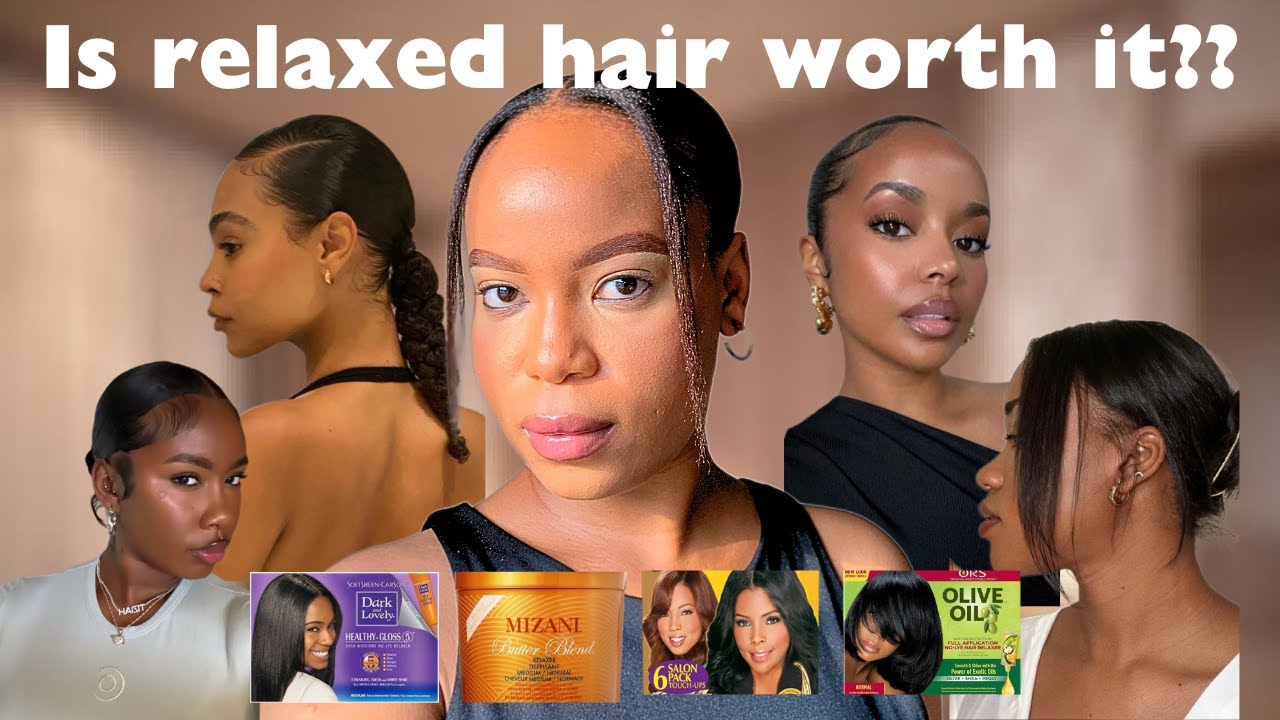 RELAXED HAIR UPDATE | IS RELAXED HAIR WORTH IT ? | RELAXED HAIR JOURNEYS AND OPINIONS