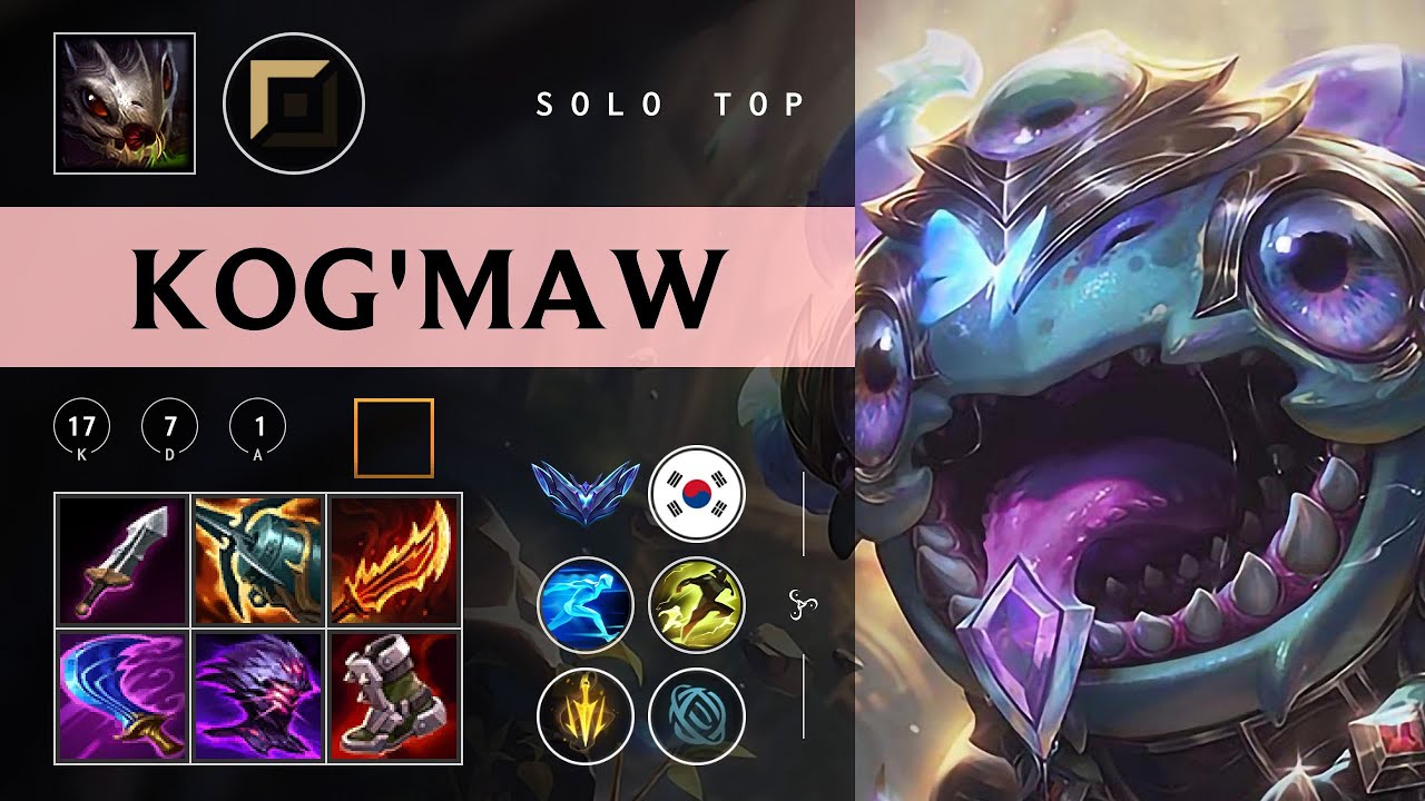 Kog'Maw Top vs Olaf - KR Diamond Patch 26.03