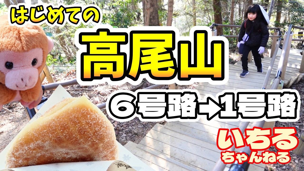【はじめての高尾山】6号路→１号路のゆったり自然歩きルートガイド（高尾山グルメ、さる園、あげたてドーナツ、いただきめし、高尾山グッズ、かかった時間など）