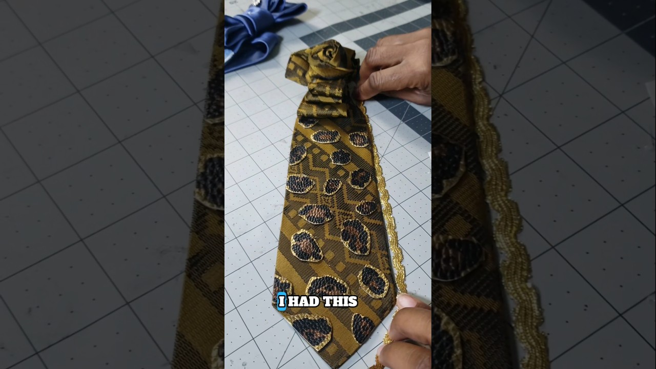 Upcycle Men's Neck Ties #fashion #diy #upcycling