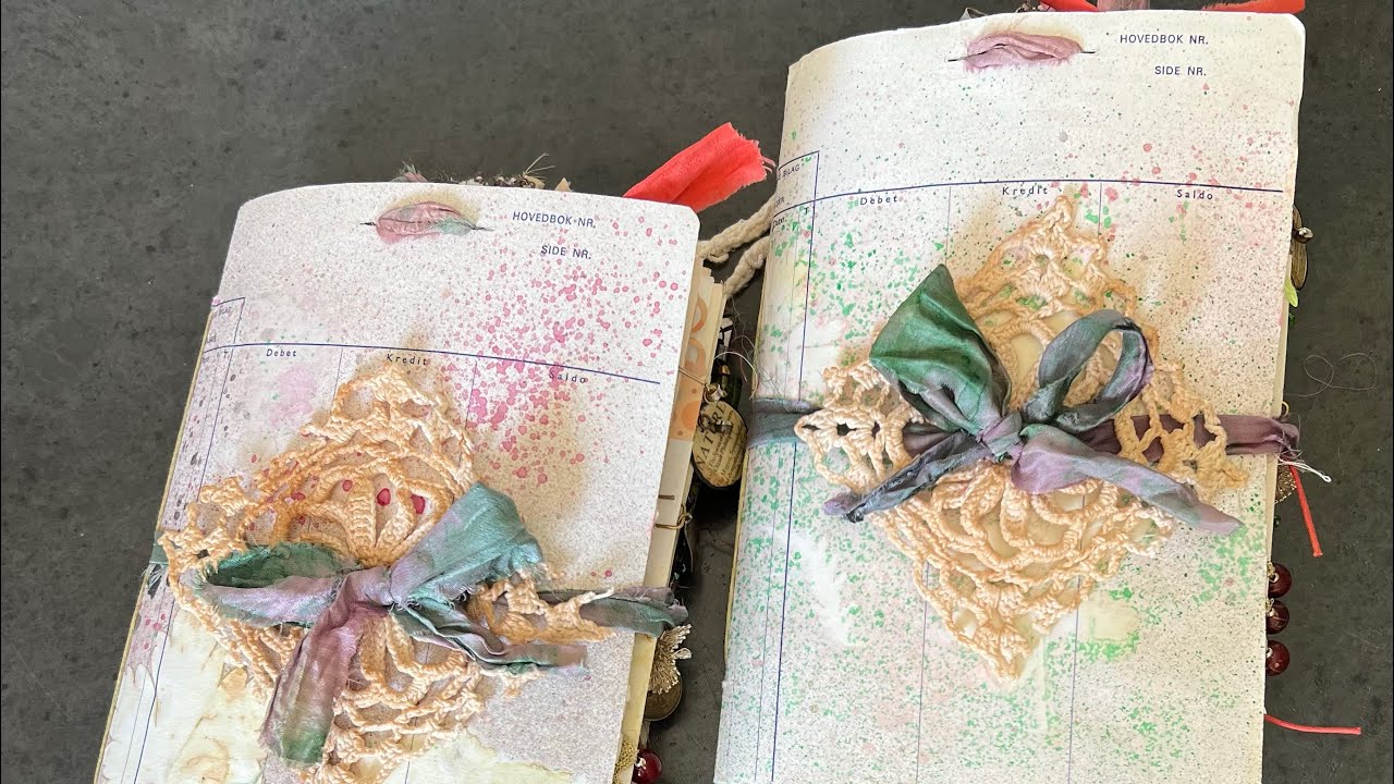 2 soft Junk journals, botanical themed