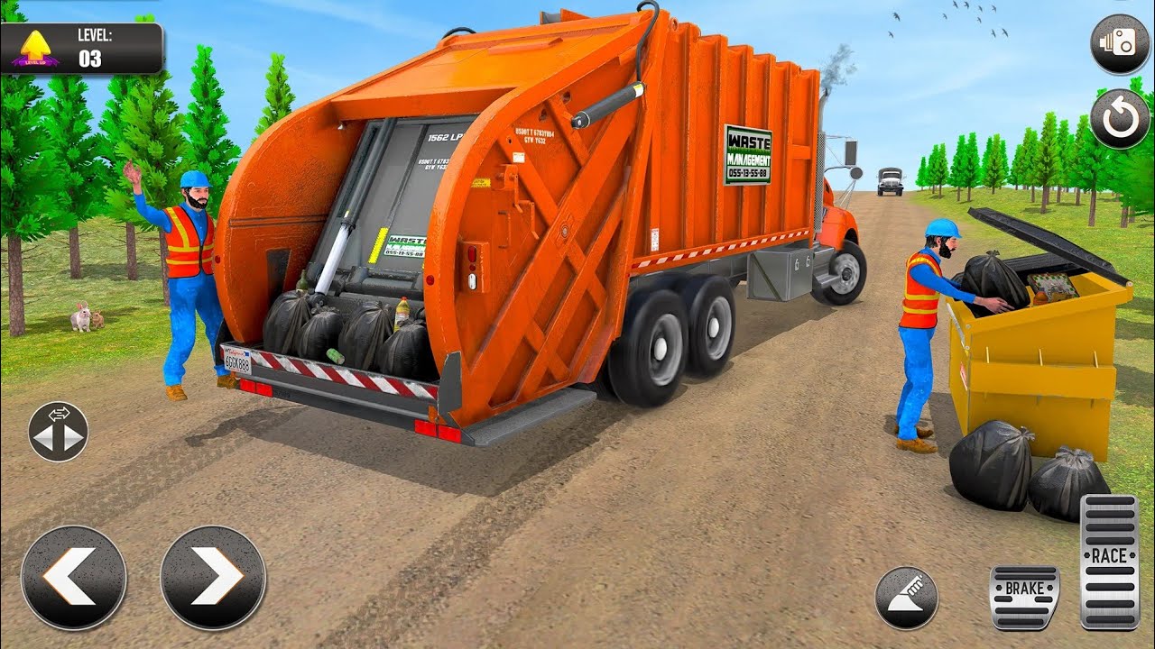 Garbage Truck Drive Games 3D - Offline Android gameplay - free 2025 game