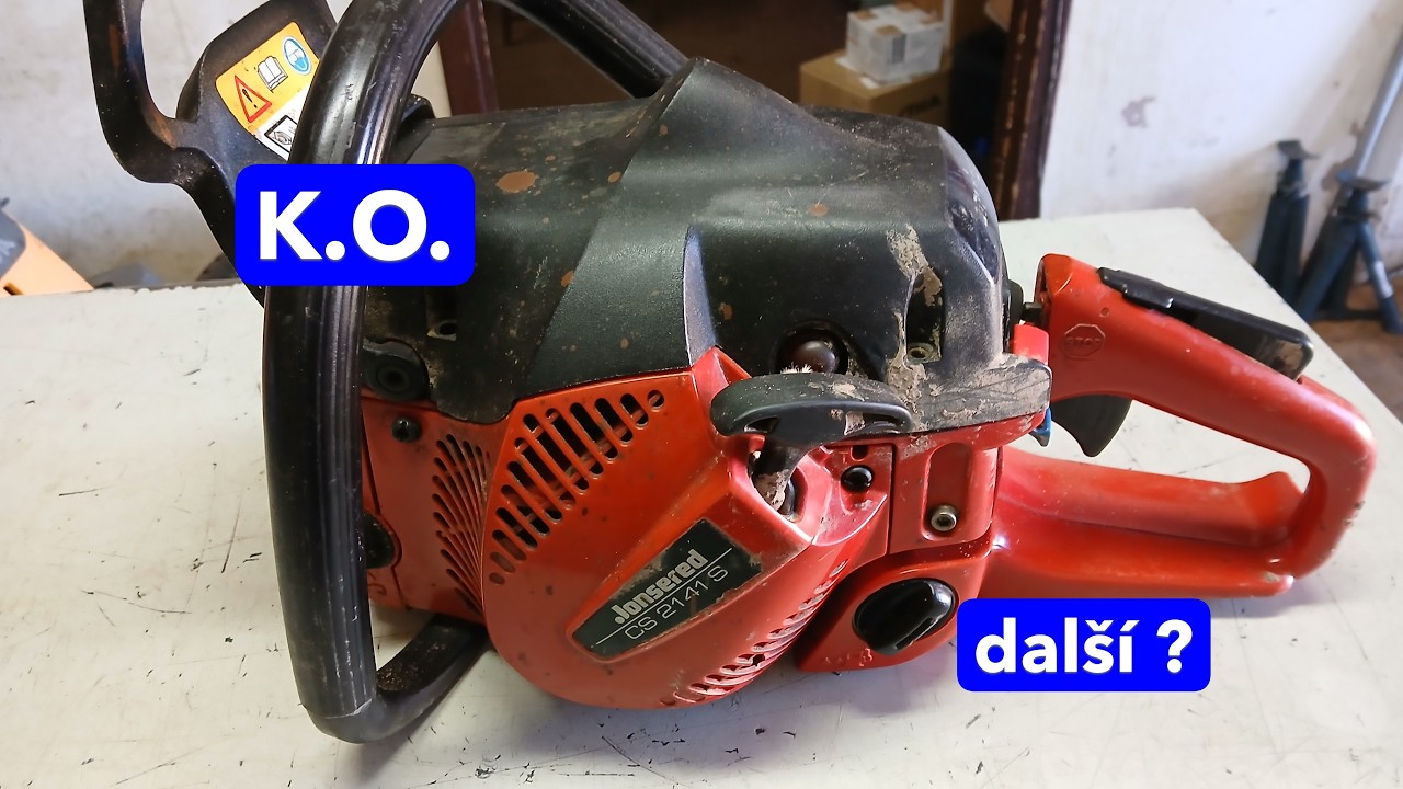 Motorová pila Jonsered se chová nestandartně. Co pak sní bude? A je opravdu odepsaná? Part 1