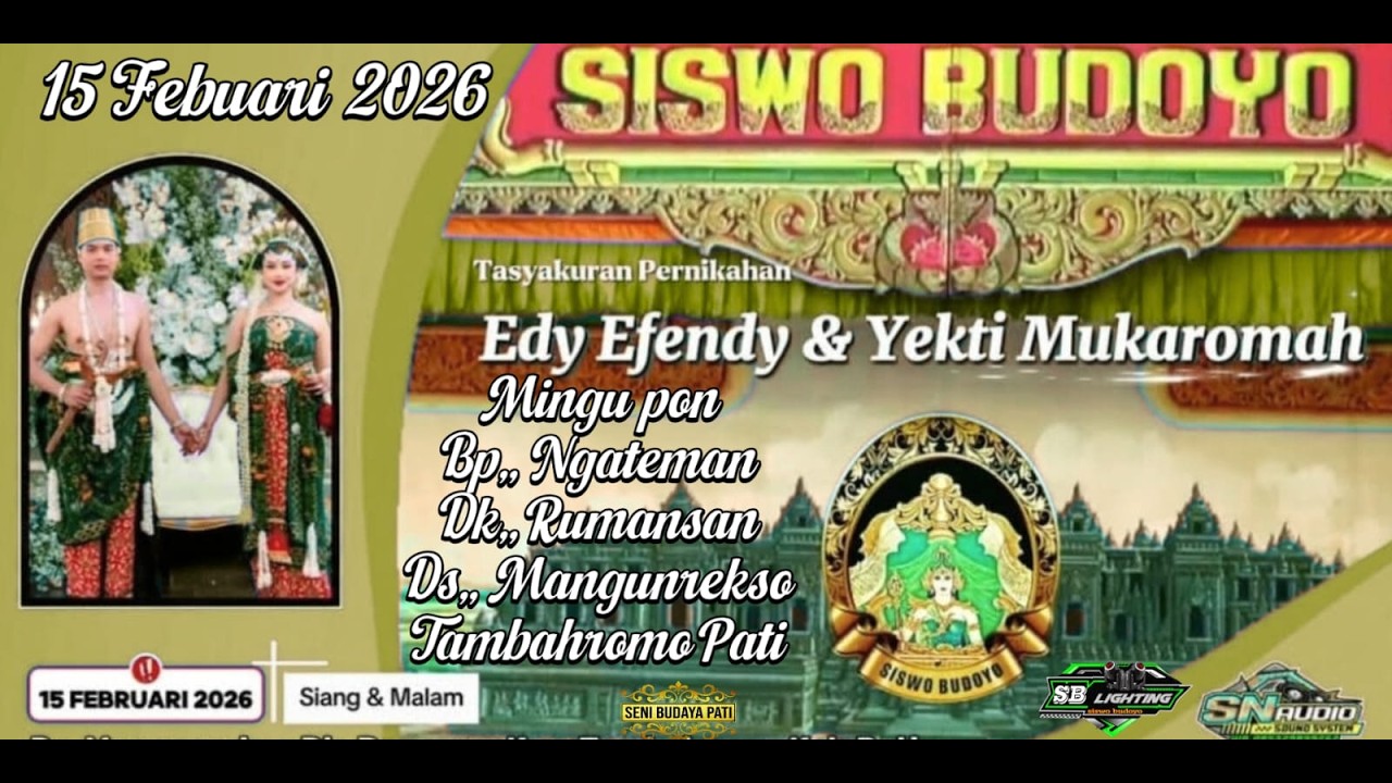 🔴🔵Live;; RUMANSAN MANGUNREKSO TAMBAK ROMO, TINGKIR NGRATU