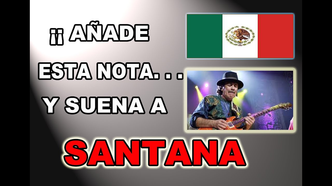 ¿¿POR QUÉ AÑADIENDO ESTA NOTA SONARÁS AL SANTANA DE LA MEJOR ÉPOCA EN GUITARRA??