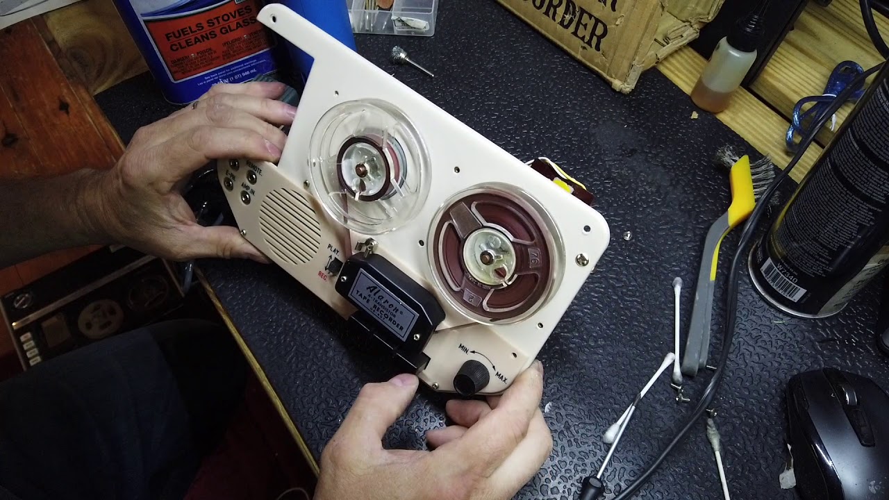 Part Four of Complete Repair of Small Reel to Reel Tape Recorder