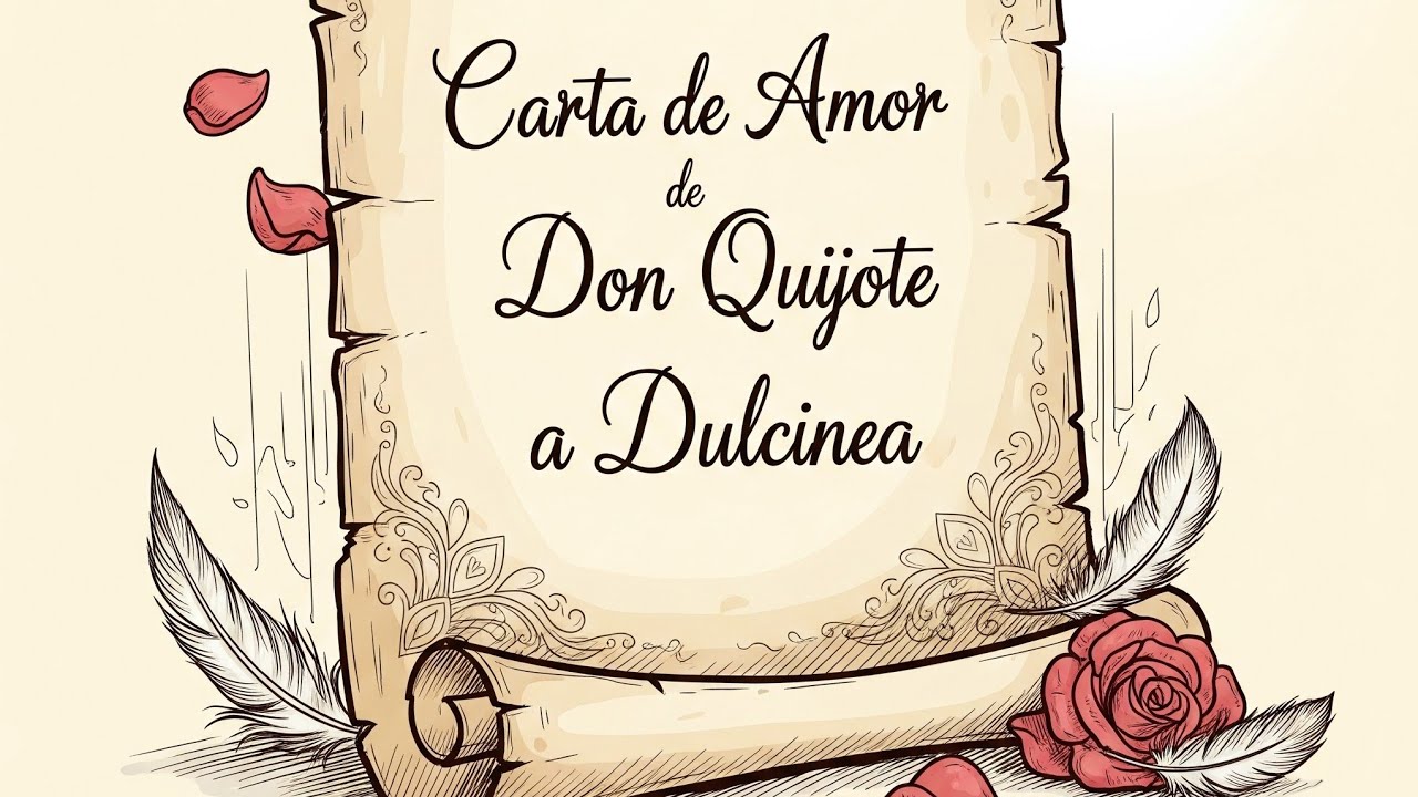 CARTA DE DON QUIJOTE A DULCINEA-MIGUEL DE CERVANTES- Recitado por Pablo Ortega para Canal Poesía
