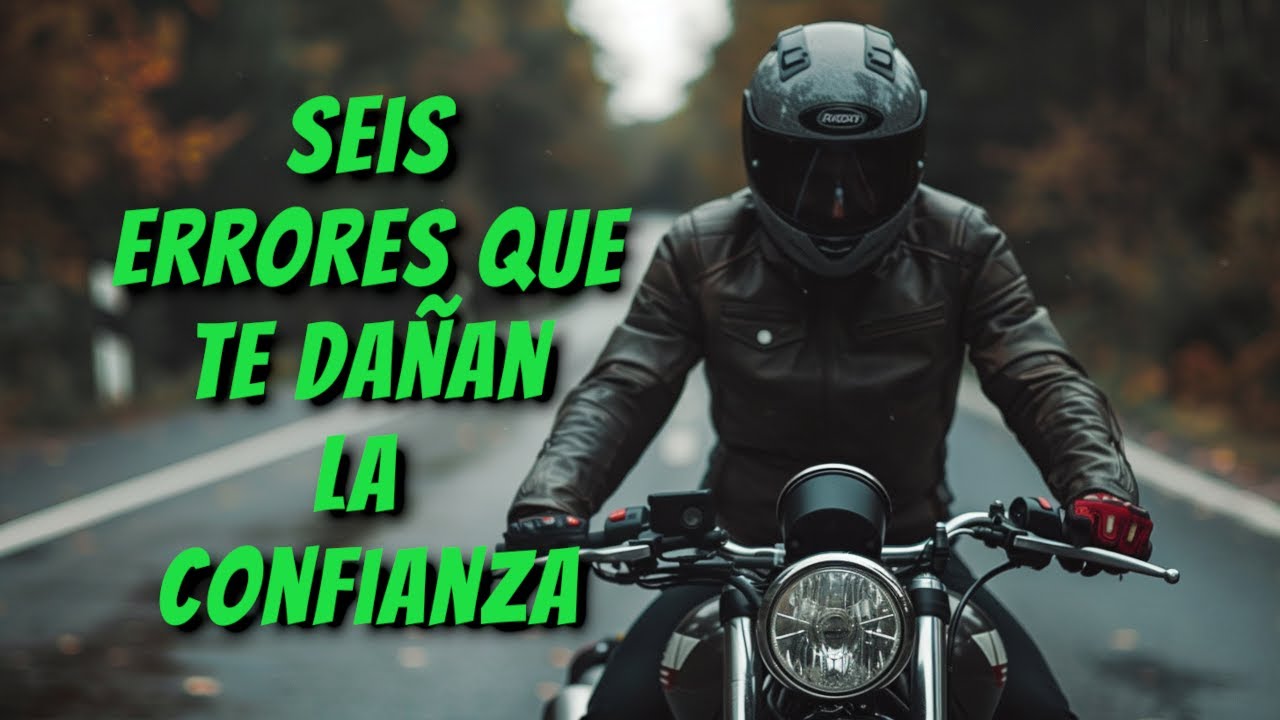 Estos errores te pueden hacer dejar la moto