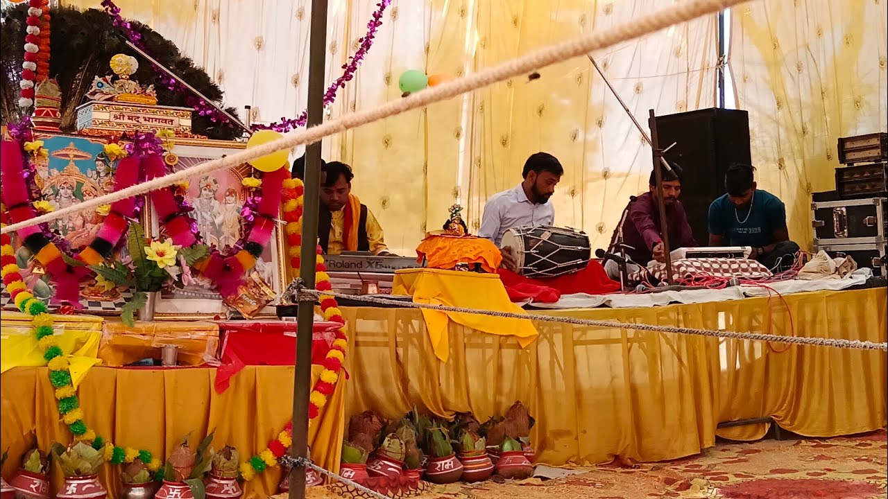 छ वा दिन रात्रि प्रोग्राम रामायण प्रेमी परिवार संकट मोचन बालाजी धाम बांगासर श्रीमद् भागवत कथा 