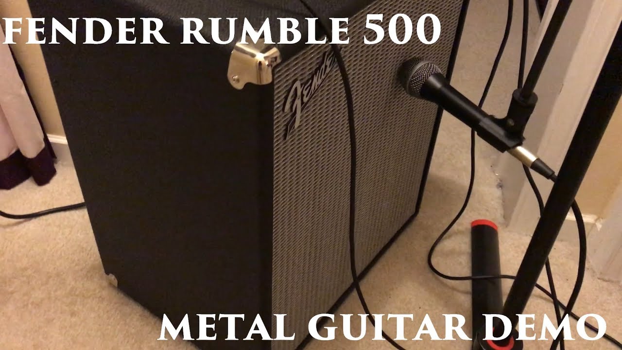 Fender Rumble Bass Amp - How does it sound with Electric Guitar?