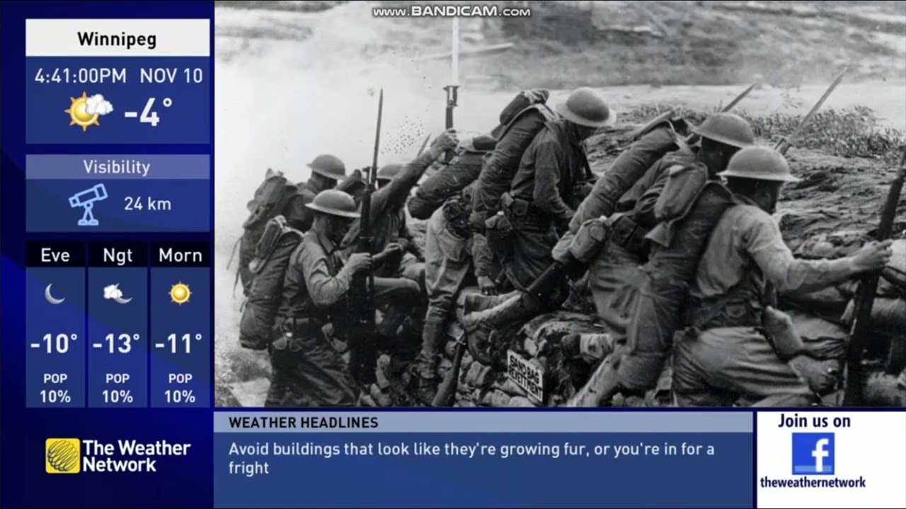 (DUBBED) The Weather Network Local Forecast November 10th, 2020