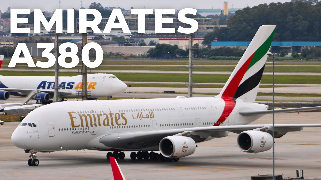 Dubai ➜ São Paulo na econômica do A380 da Emirates!