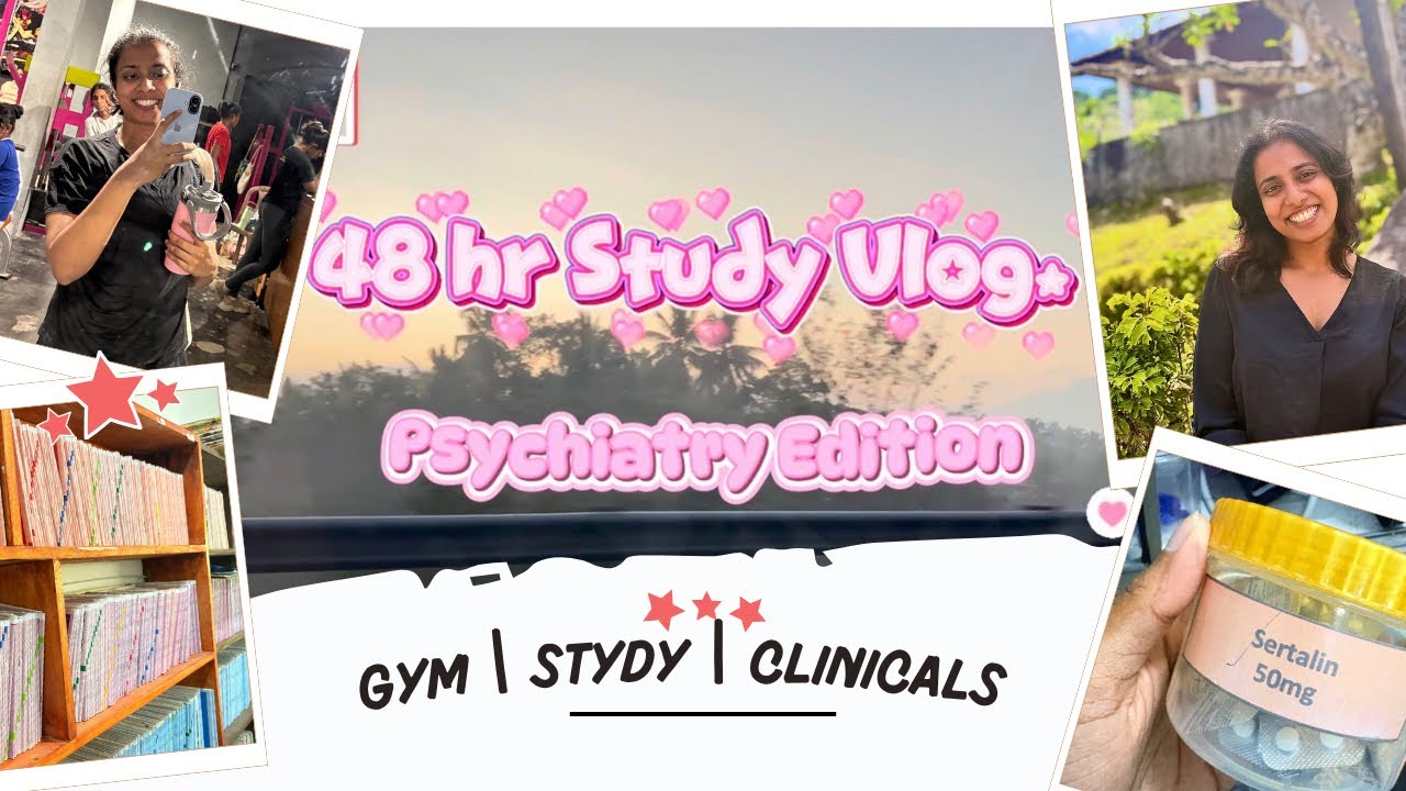 මෙඩිකල් ස්ටුඩන්ට් කෙනෙක්ගෙ දවස - Life of a Sri Lankan Med Student | Clinicals, Psychiatry & Gym 🏋️📚🩺