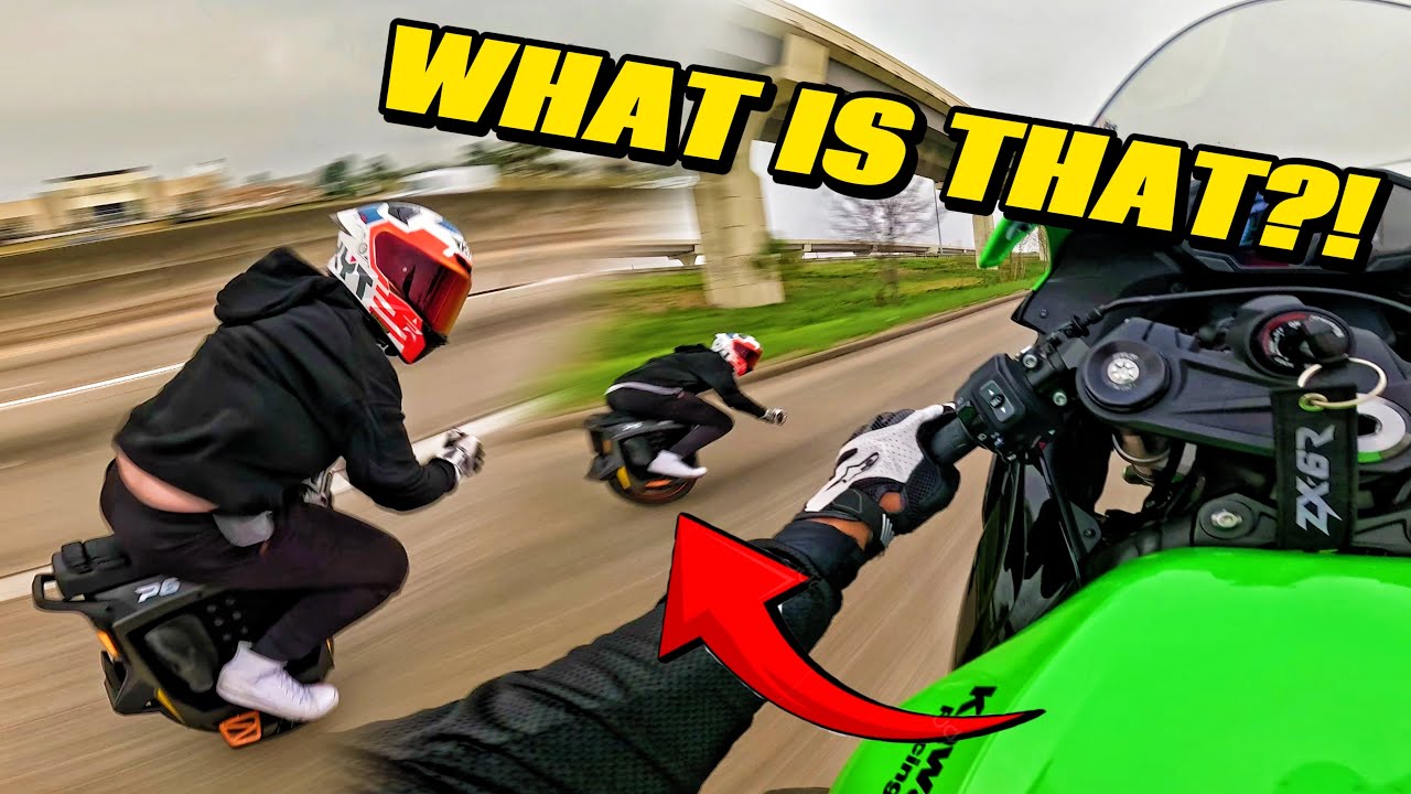 RIDING WITH THE FASTEST ONE WHEEL RIDER…