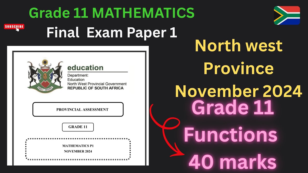 Functions November Final Exam Grade 11