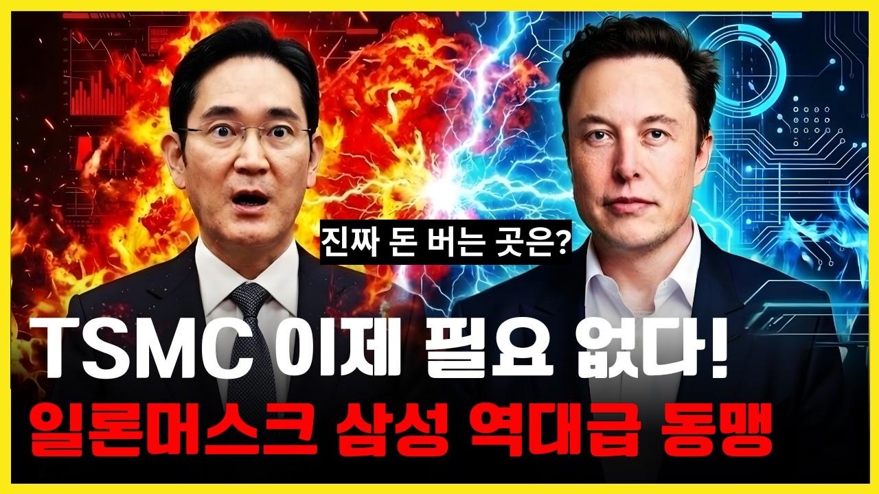 일론머스크 폭탄 선언, TSMC 필요없다! 삼성 파운드리 22조 단독 승인의 진실