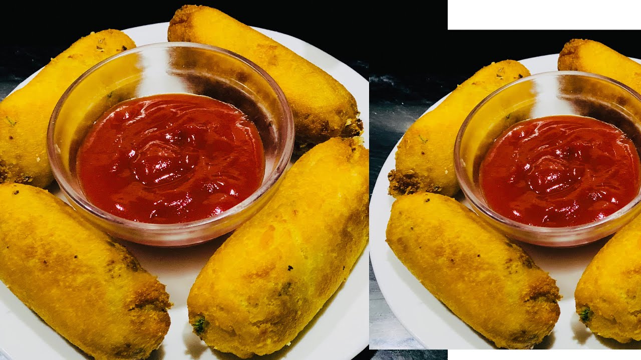 Quick & easy bread roll recipe || easy snack ||#snack 