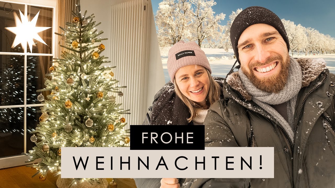 Weihnachtsbaum schmücken und dekorieren — Zum ersten Mal zu dritt 🎄Vlogmas