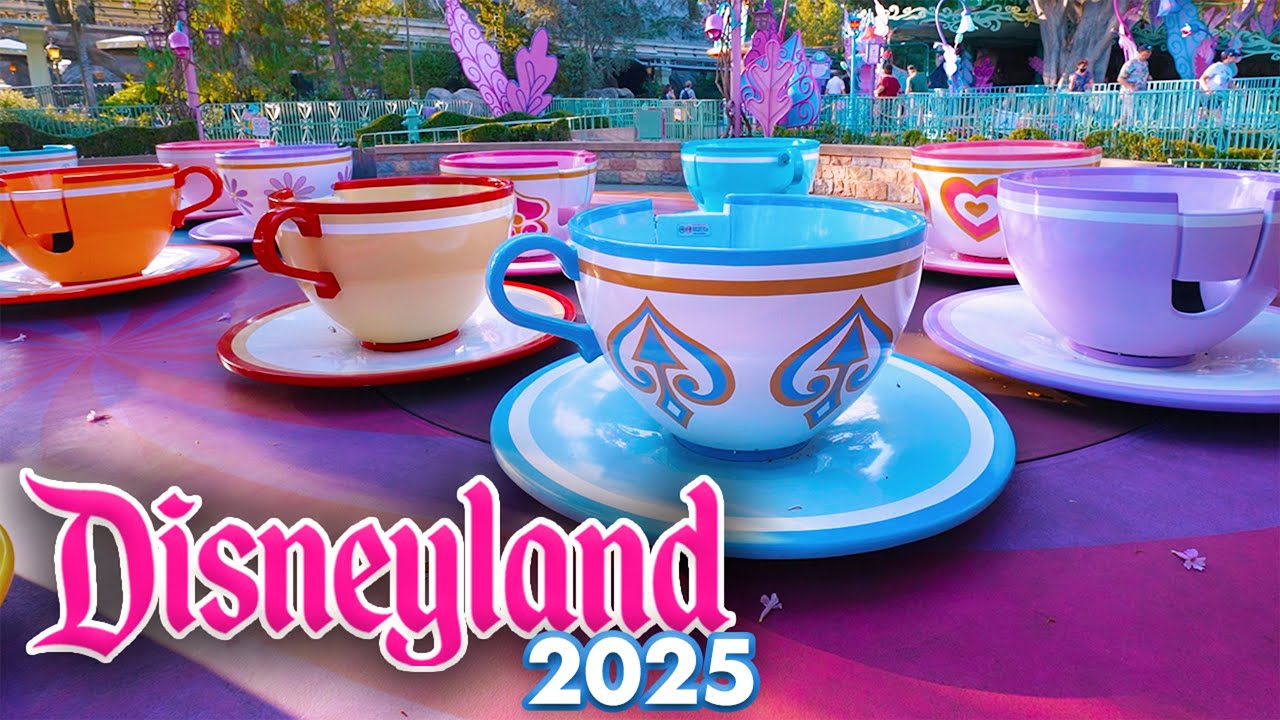 Mad Tea Party 2025 - Disneyland Teacups Ride [4K60 POV]