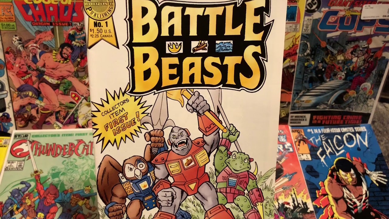 Battle Beasts #1 Issue Comic Book 1987 1980s 80s Then 80s Now