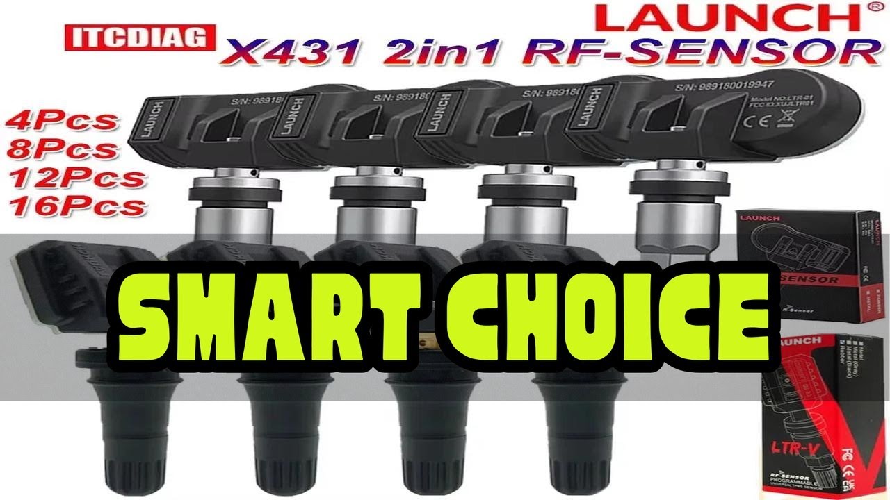 LAUNCH X431 2 in 1 RF-SENSOR 315MHz & 433MHz TPMS Sensor Tire Pressure Sensors Tester Programming