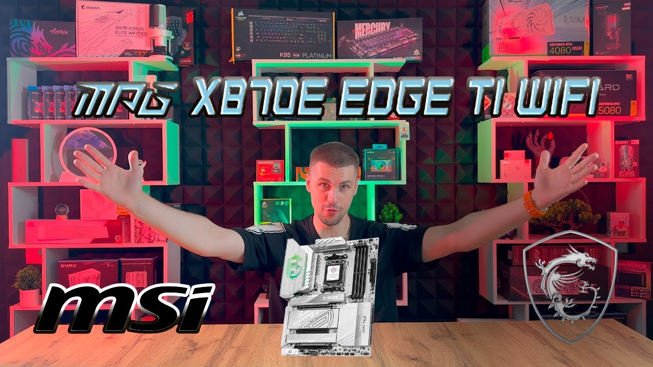 MSI MPG X870E EDGE TI WiFi ОБЗОР | РАСПАКОВКА | PERFECT AM5 MOTHERBOARD