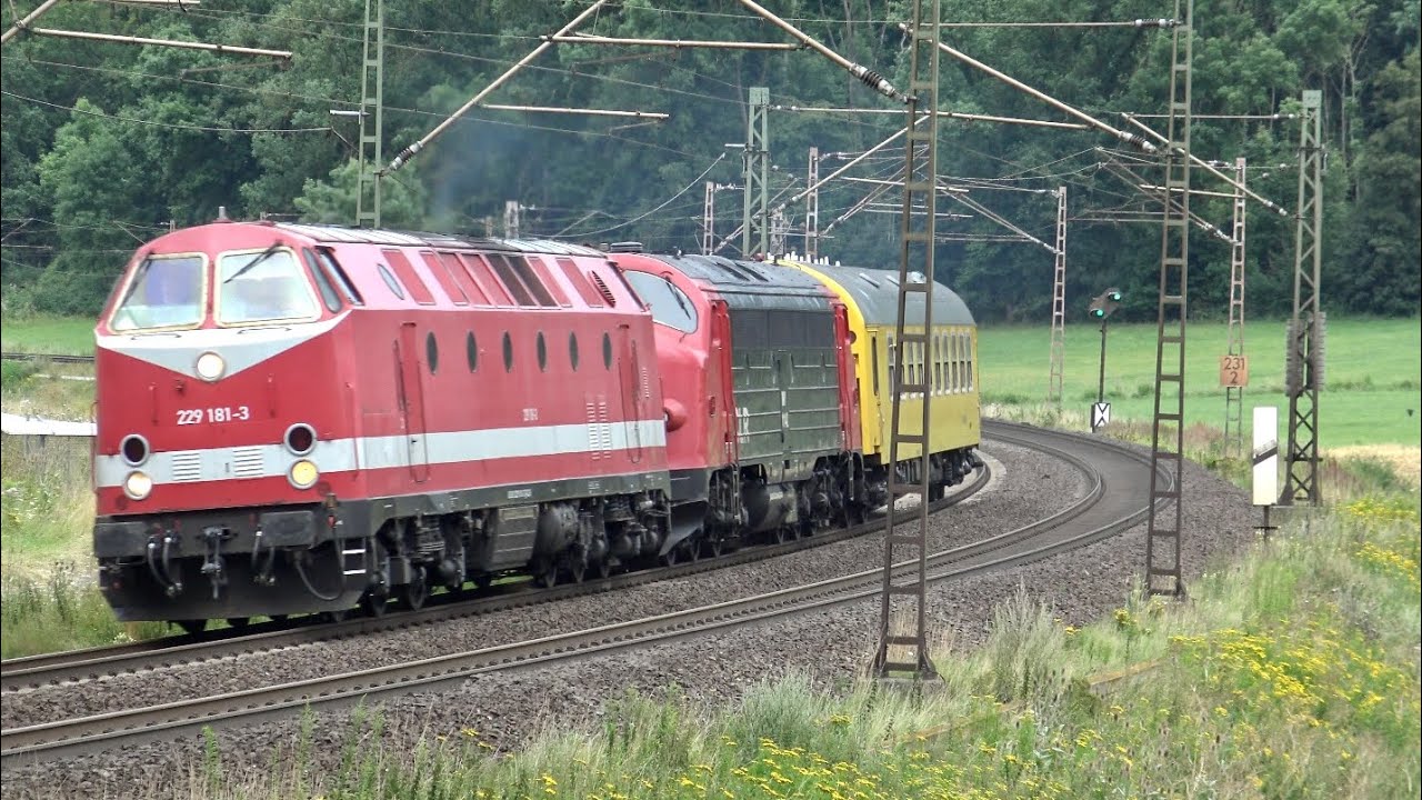 Z&uuml;ge im Dreil&auml;ndereck Hessen Th&uuml;ringen Niedersachsen. Br229 auch U-Boot genannt Br227 auch MY 1142