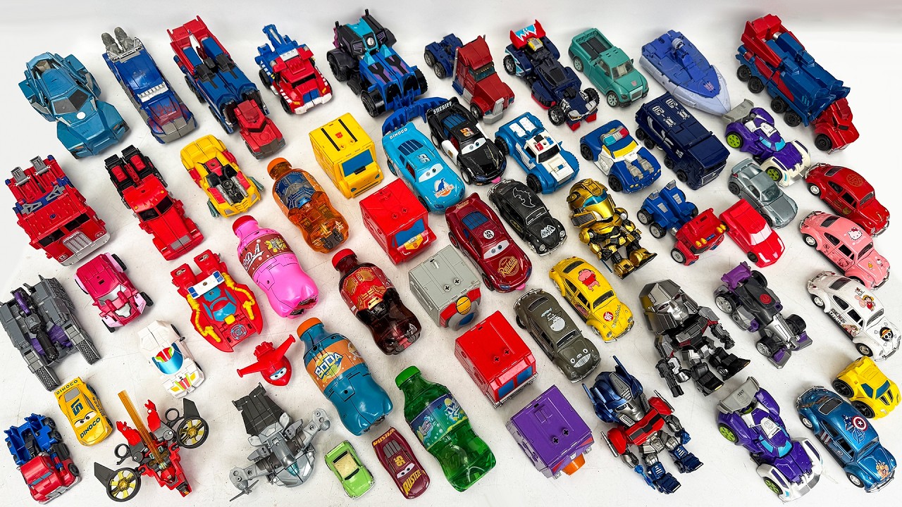 100+ Ultimate Mini Transformers Toy Cars Collection: Bumblebee, Police, Soda Warriors & Surprise BOX