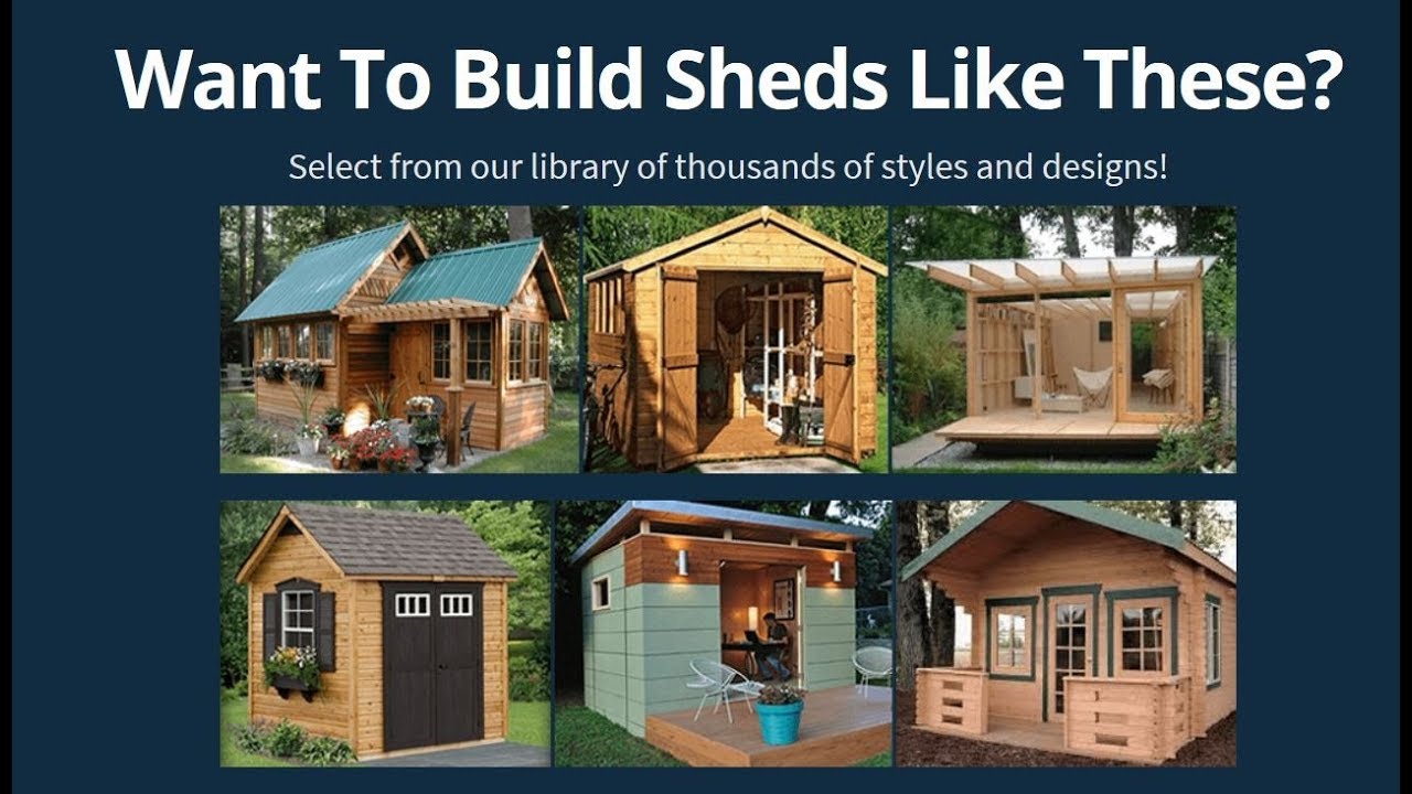 iCreatables   Complete Backyard Shed Build In 3 Minutes   iCreatables Shed Plans   iCreatables