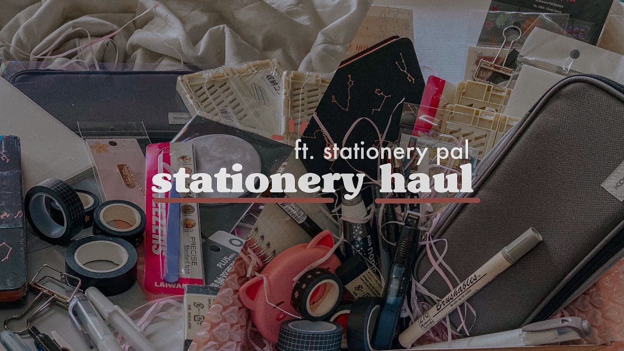 unboxing stationery pal 💌| recebido internacional de papelaria
