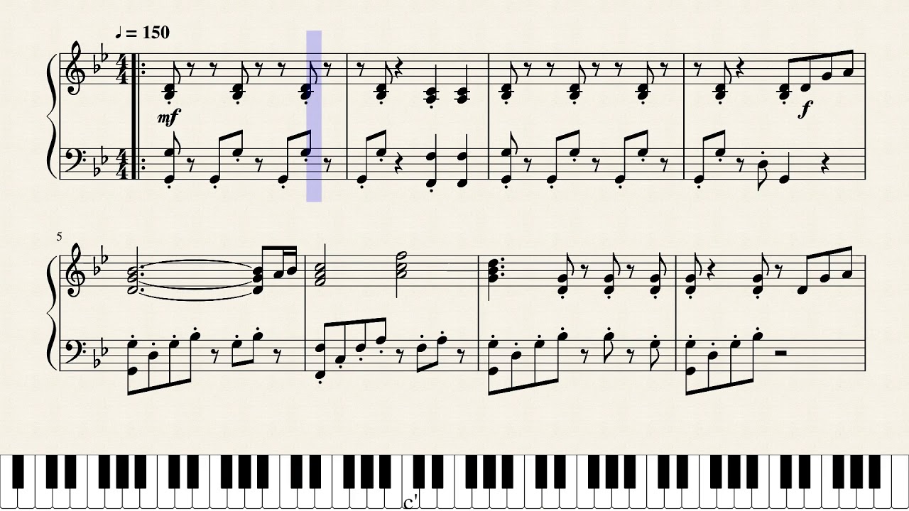 Octopath Traveler - Battle I (easy version) ~ piano cover