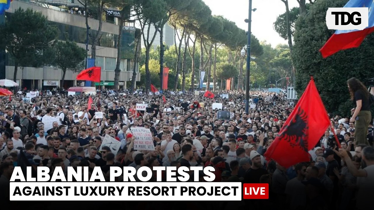 Albania Protests LIVE: Thousands Demand PM Edi Rama Resign Over Luxury Resort Project