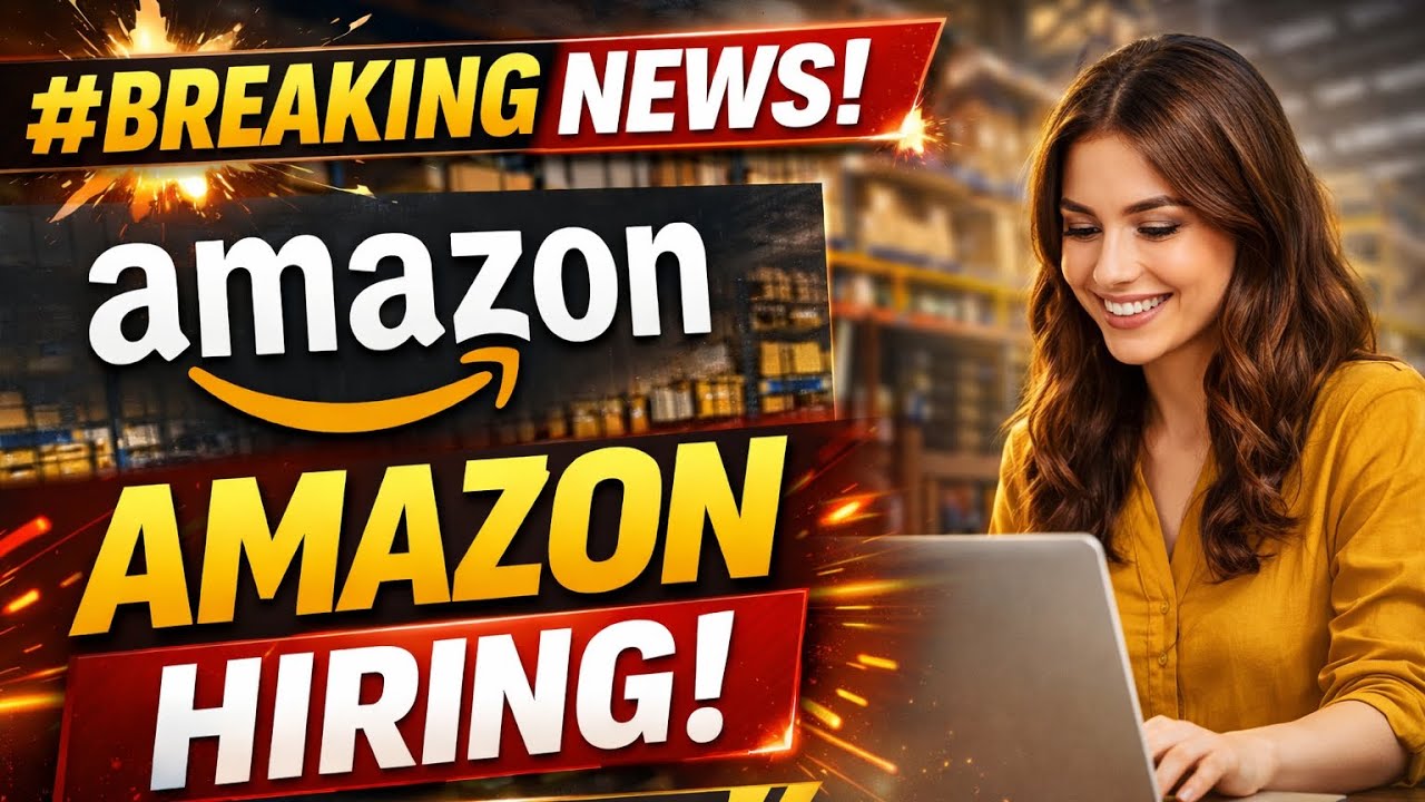 Amazon is Hiring for freshers and experienced people 