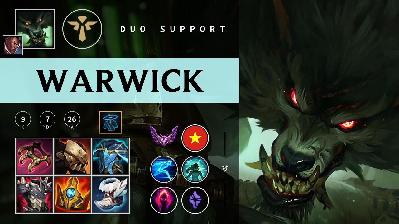 Warwick Support vs Zyra - VN Master Patch 26.05