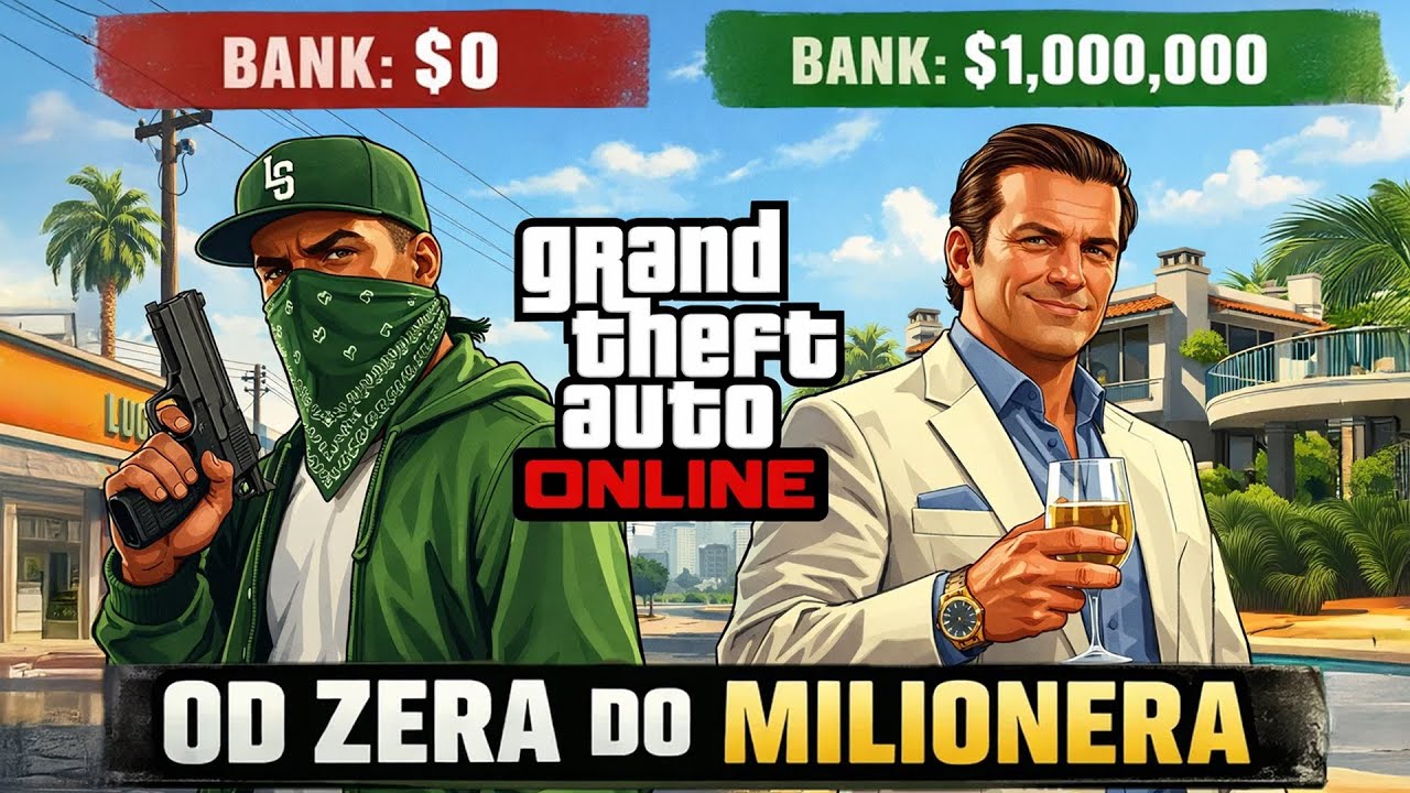 GTA 5 - OD ZERA DO MILIONERA - LIVE CAŁODNIOWY !ramówka !enebapromocja