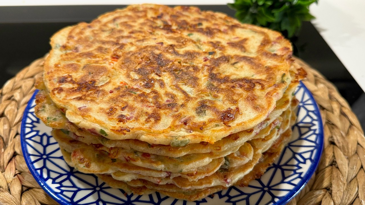 KEŞKE DAHA ÖNCE DENESEYDİM ❗️SOFRADA KAPIŞ KAPIŞ BİTEN KAHVALTILIK HAMUR İŞİ 🥞Çiçekintarifleri