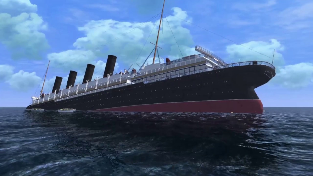 Lusitania Sinking Time-laps Animation