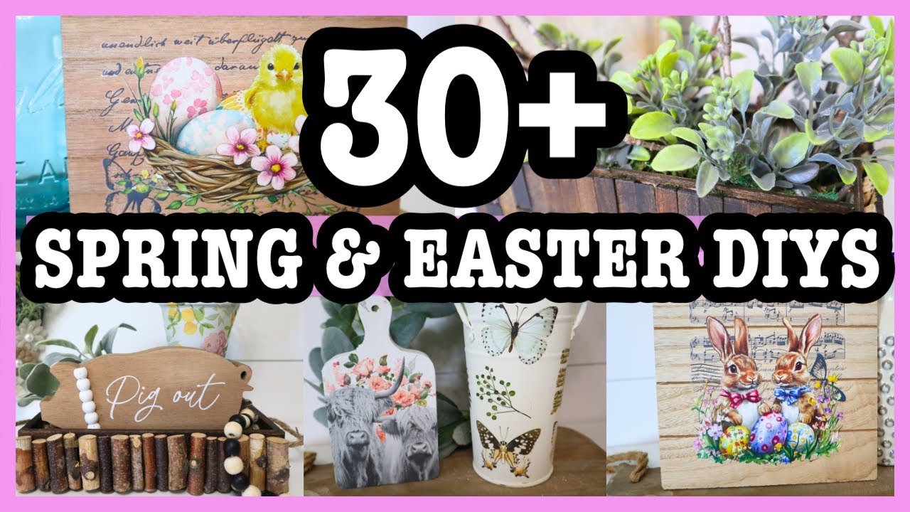 🐣30+ EASY SPRING AND EASTER DOLLAR STORE CRAFTS TO TRY IN 2026!