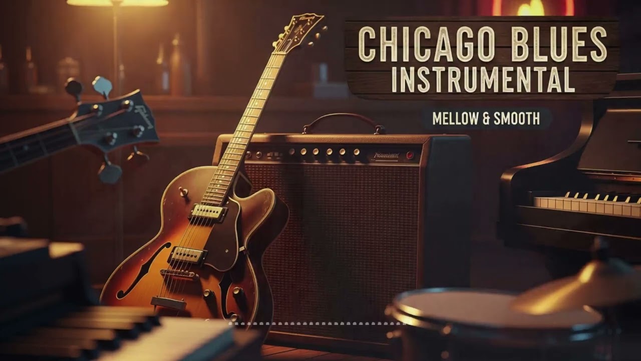 Chicago Slow Blues | Smooth & Relaxing Blues Guitar Instrumental