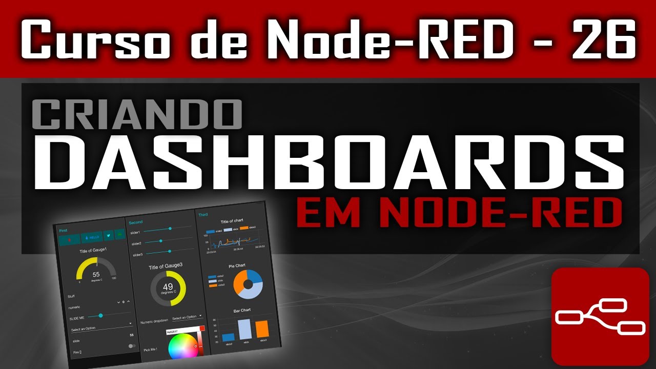 Dashboard em Node-RED #P1 [Node-Red] - Curso de Node - Aula 26