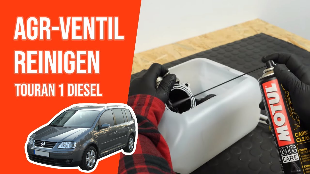 Wie Touran 1 1.9 TDI AGR-Ventil reinigen ♻️
