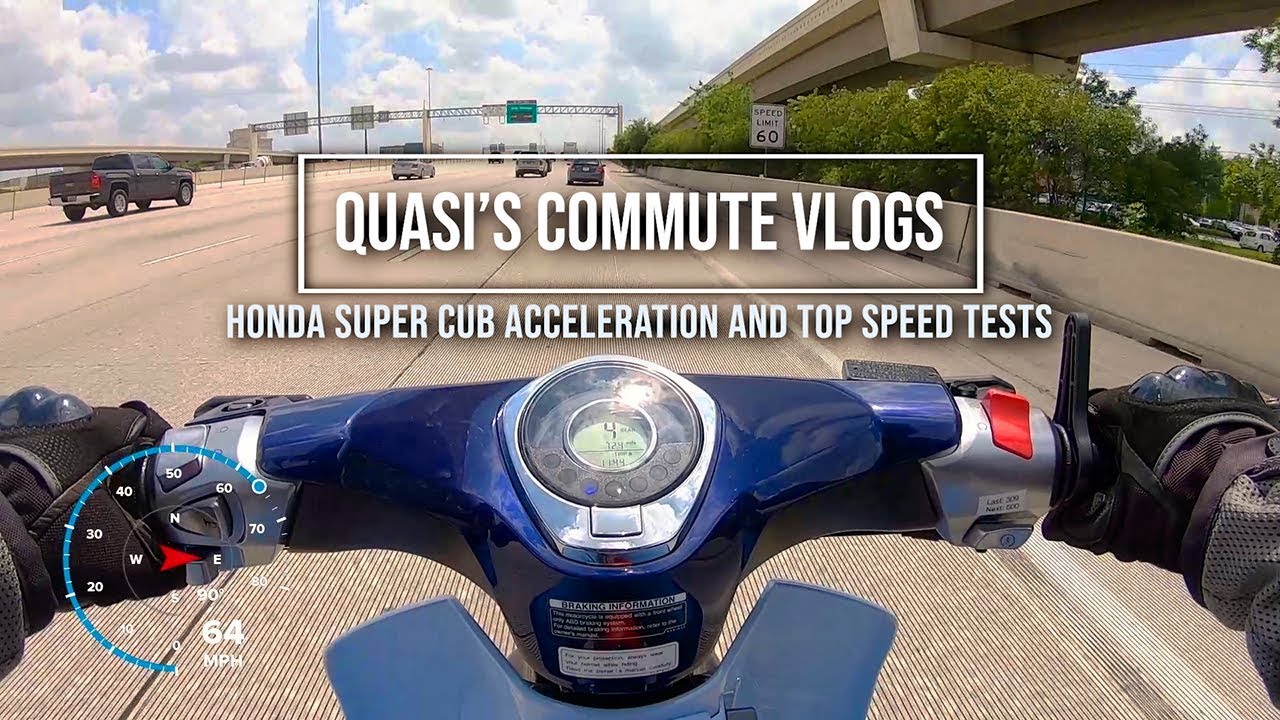 VLOG: Super Cub Acceleration and Top Speed Tests