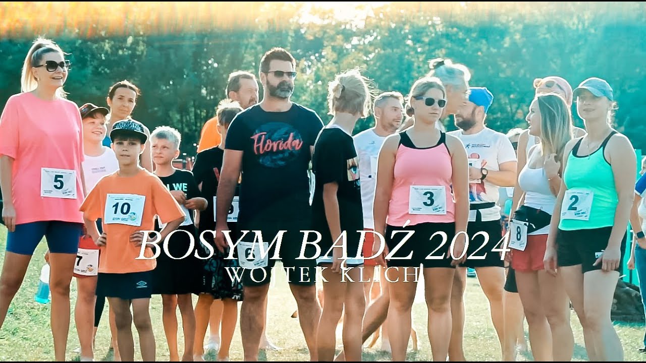 Kolejna edycja biegu BOSYM BĄDŹ  Wojtka Klicha, 2024 r.