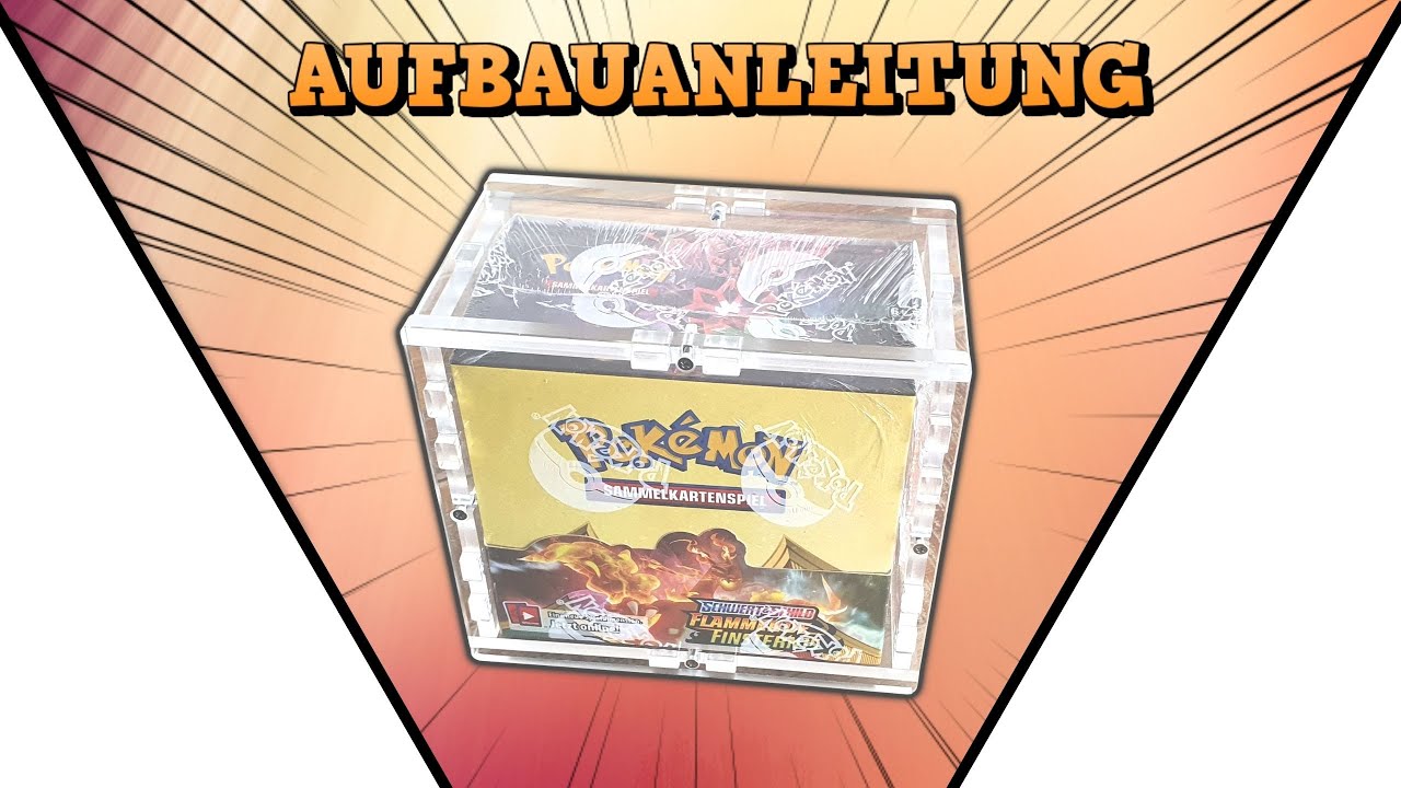 *NEU* Unsere SCHUTZHÜLLEN verfügbar ! Pokemon Display Schutzcase 36er Displays | AUFBAUANLEITUNG